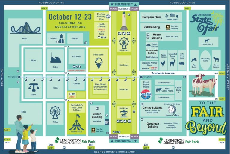 Fairgrounds Map | South Carolina State Fair